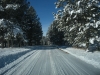 snowy road