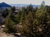 Hot Springs, SD from high on a hill