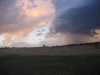 fantastic view of thunderstorm